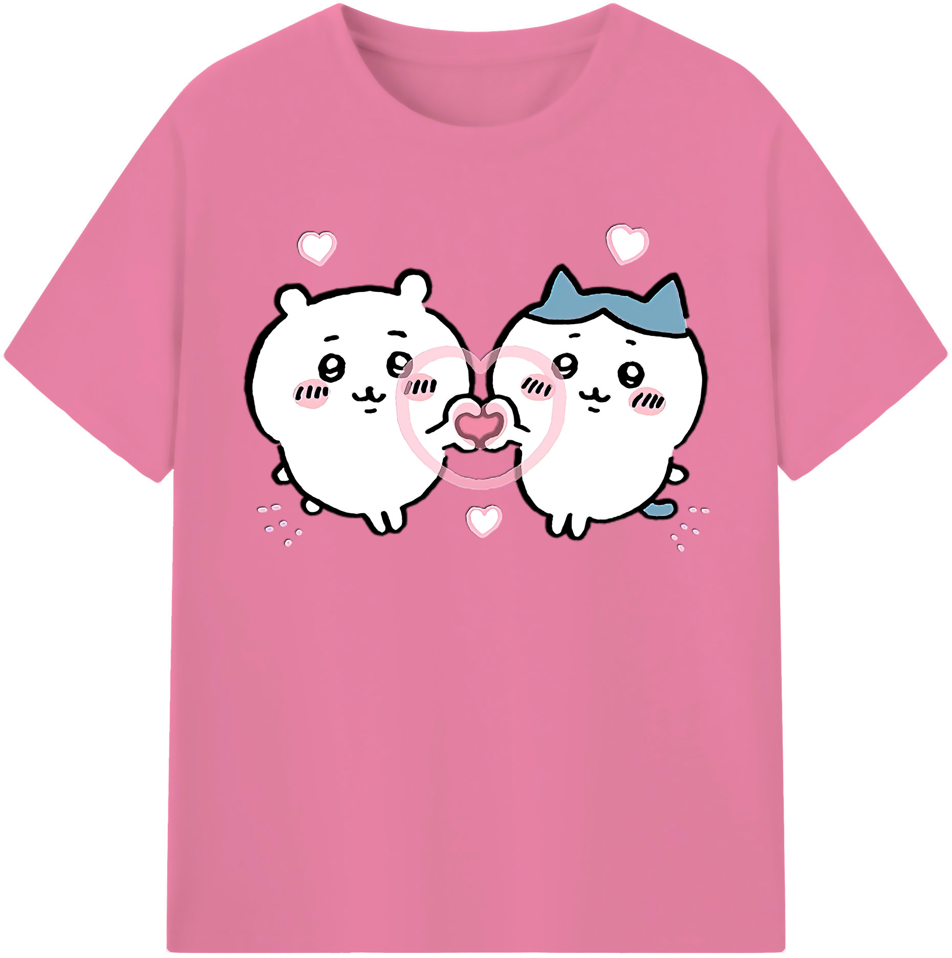 （画像用） ちいかわ ちいかわ Chii-kawa chiikawa 綿100％半袖Tシャツ（フロントプリント）